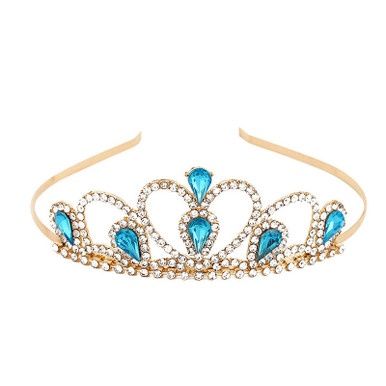 Tiara Aspasia - Zilver/Rood