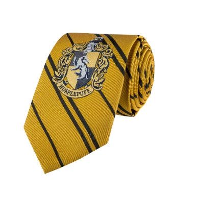 Stropdas Huffelpuf  - Geweven logo - Harry Potter