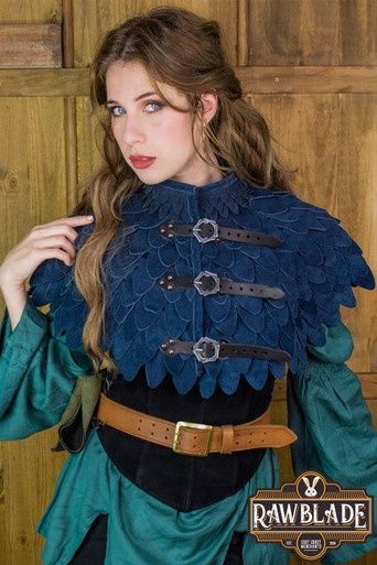 Oria Schubben Gorget - Blauw