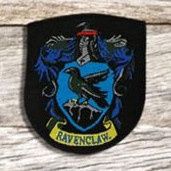 Strijkembleem Ravenklauw