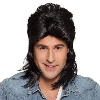 Pruik Jimmy zwart