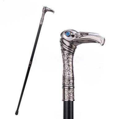 Adelaarskop Assassin&#39;s Creed Wandelstok - Zilver