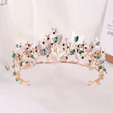 Tiara Floralis - Goud/Groen