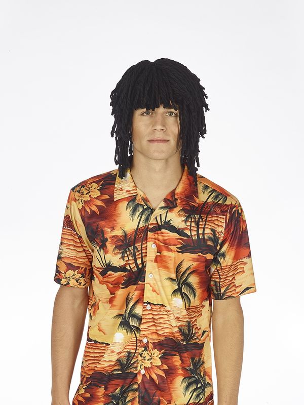 Pruik Rasta Man Zwart