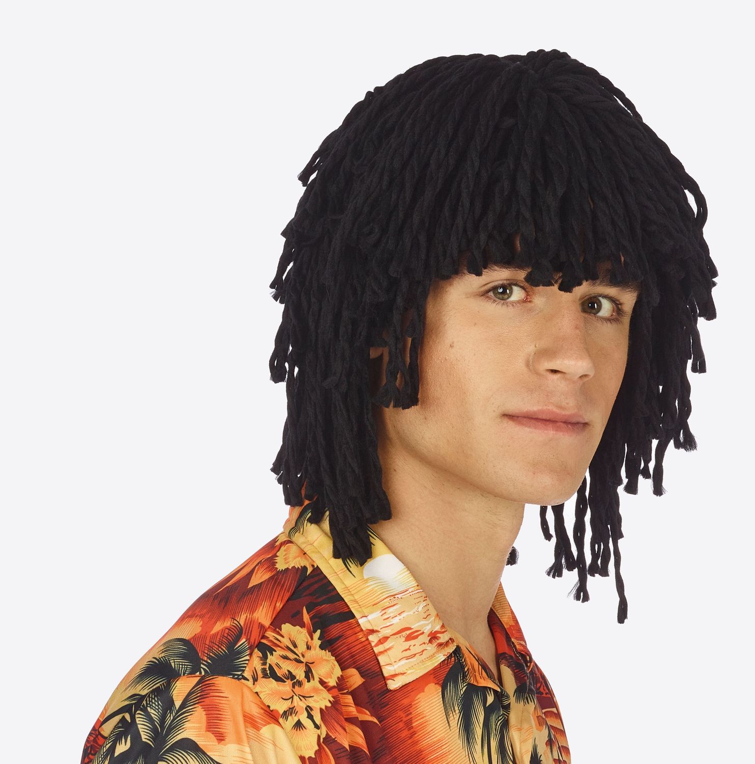 Pruik Rasta Man Zwart