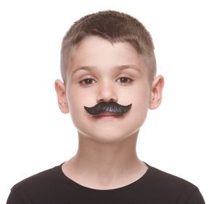 Snor Kinderen Sherlock Engels Zwart