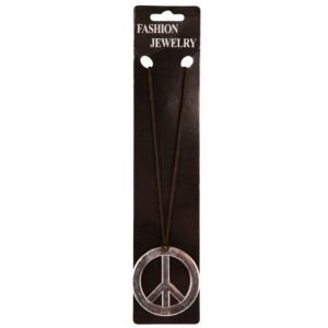 Halsketting Peace Zilver