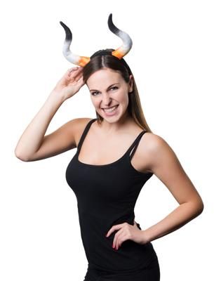Diadeem hoorns stier