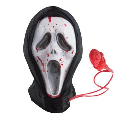 Masker scream met vloeibaar bloed