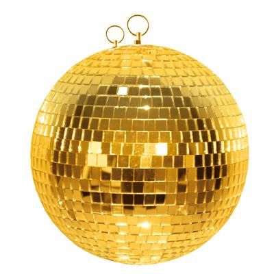 Spiegelbal 20 cm goud