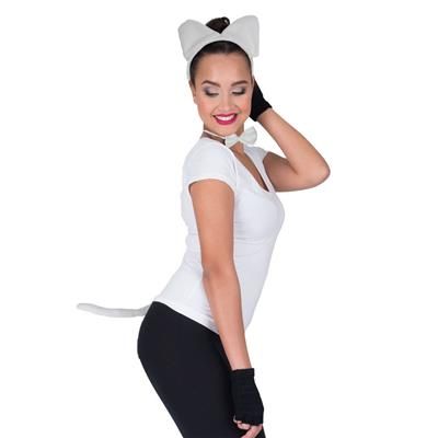 Katten set 3dlg - Wit
