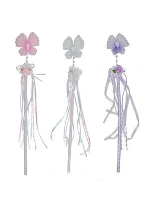Feestok vlinder 3 kleuren 40 cm