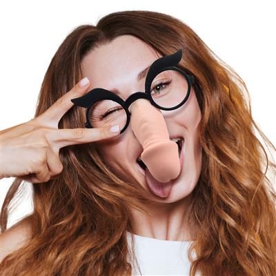 Bril met penis