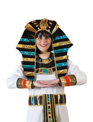 Egyptische hoofdtooi - Zwart/Goud