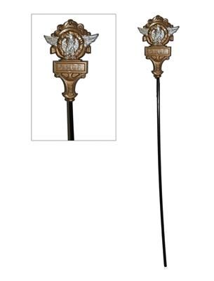 Romeinse staf 170 cm goud