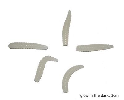 Glow in the dark rubberen maden