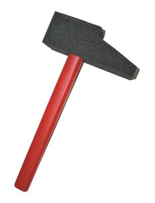 Grote hamer mousse kop 48 cm