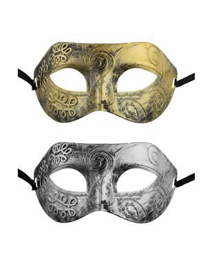 Oogmasker Zilver-Goud