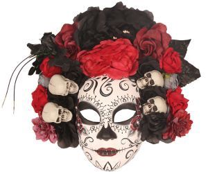 Dodenmasker Vrouw Bloem