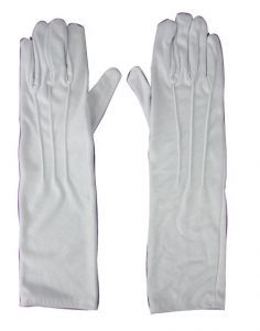 Handschoenen Wit lang