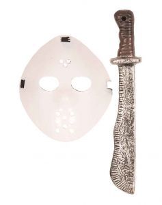 Set Halloween masker en Zwaard