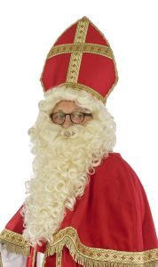 Pruik en baard Sint Luxe