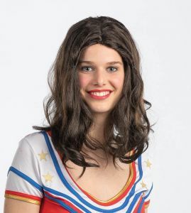 Pruik Girlsband Zwart