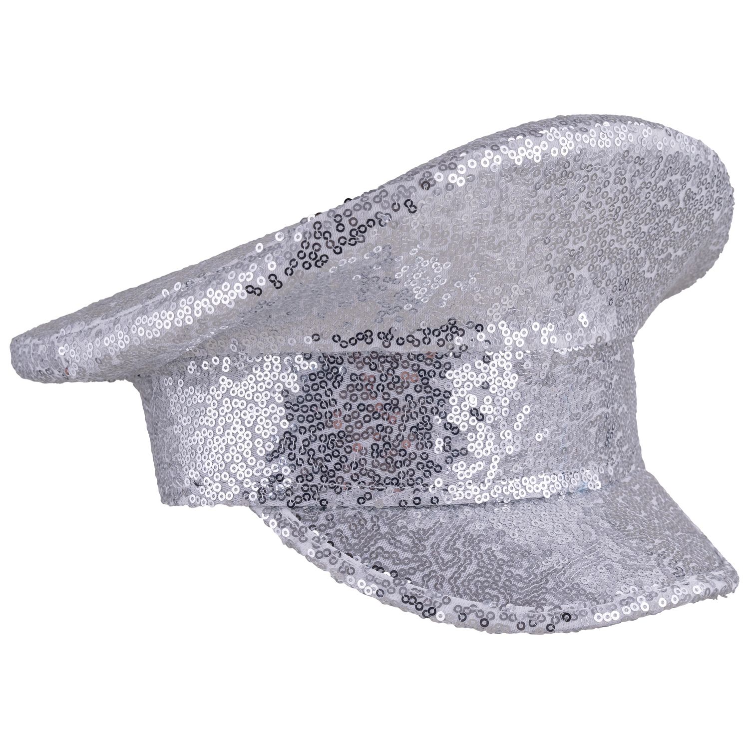 Pet XL Met Pailletten Zilver
