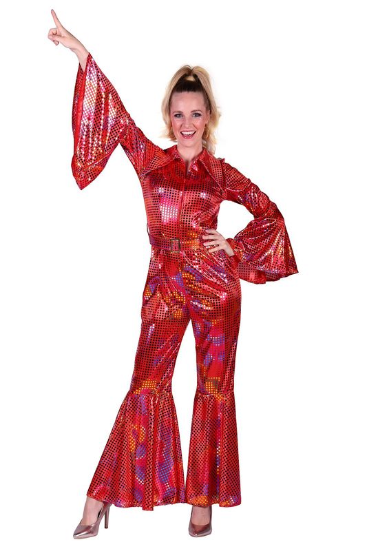 Catsuit Disco Rood