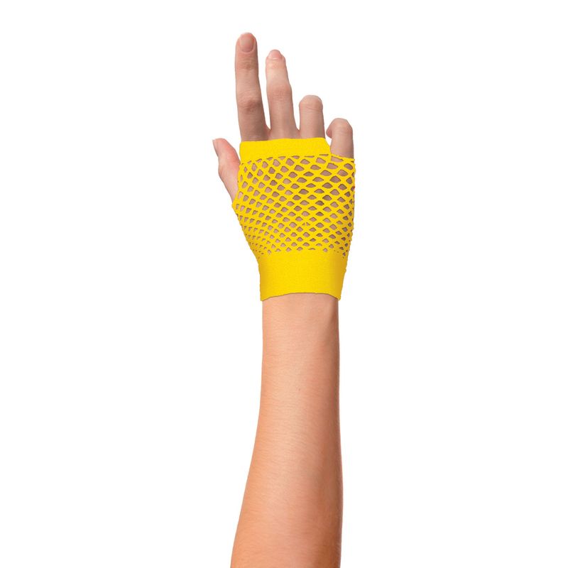Handschoenen Visnet kort Fluo