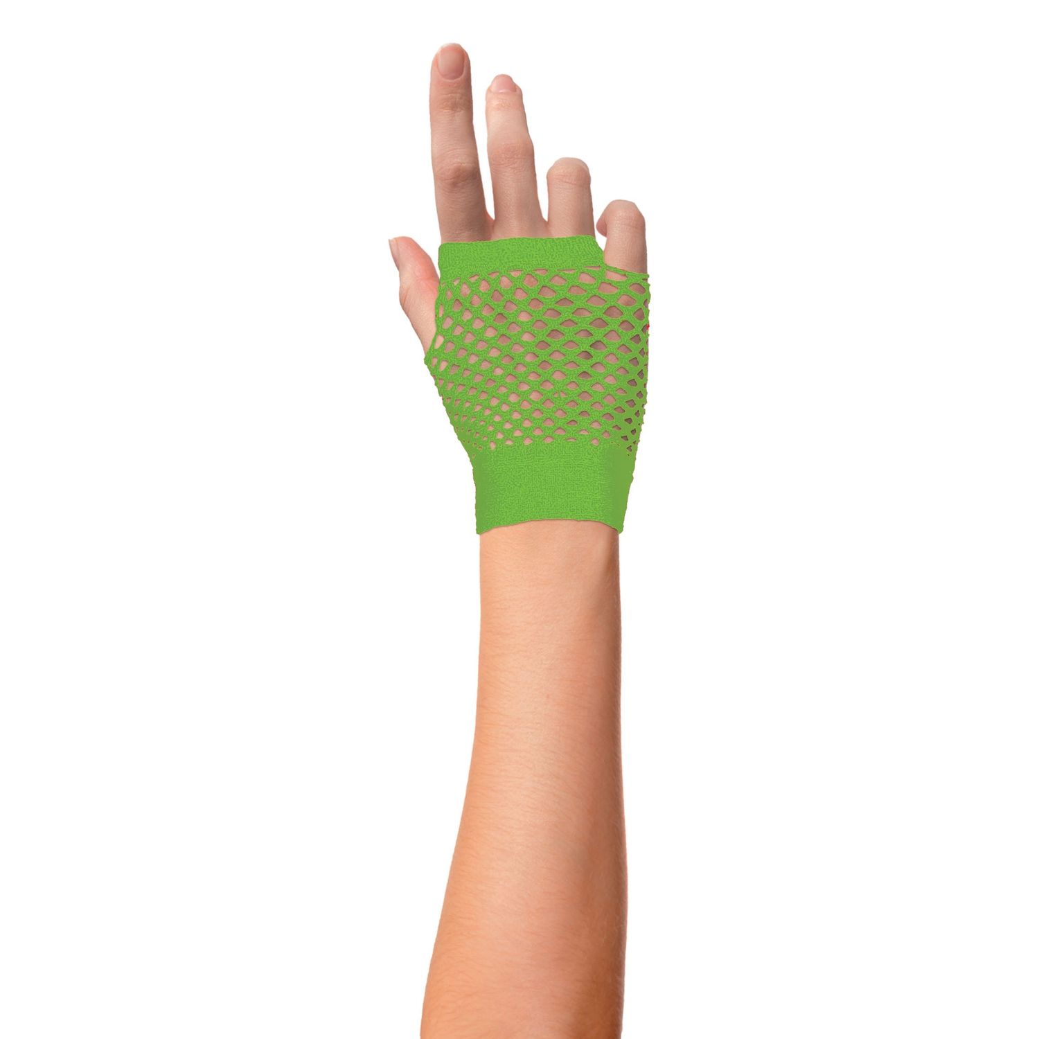 Handschoenen Visnet kort Fluo, Kleur: Fluo Groen