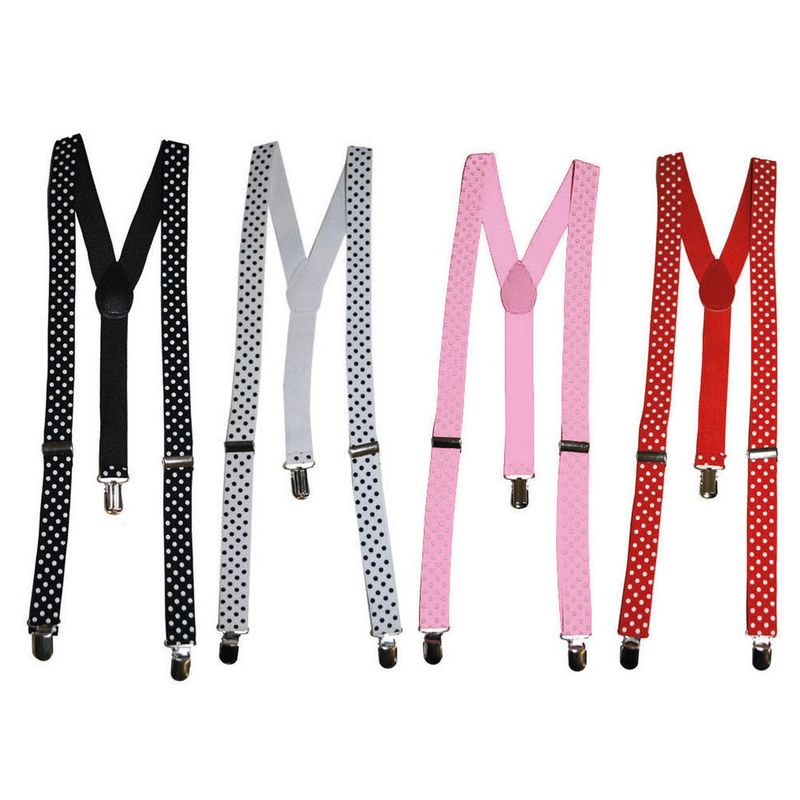 Bretellen Met Polka Dots 4 Kleuren