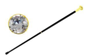 Wandelstok Luxe Goud Diamant