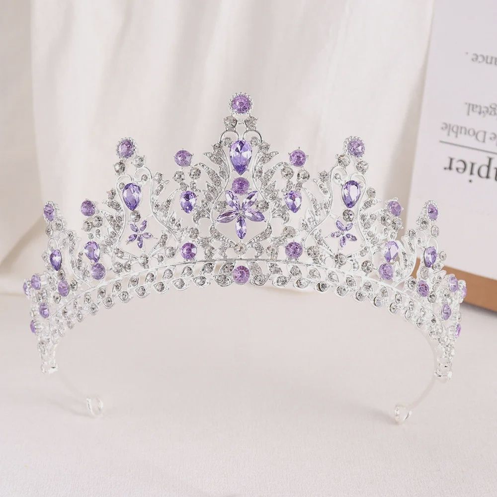 Tiara Evangeline - Zilver/Lila