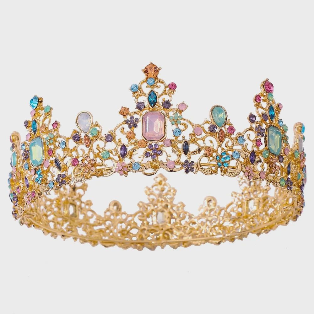 Kroon Isabella - Goud/Blauw Roze