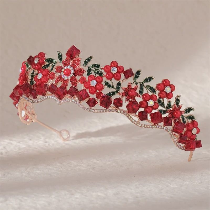 Tiara Alyssa - Rosé Goud/Rood