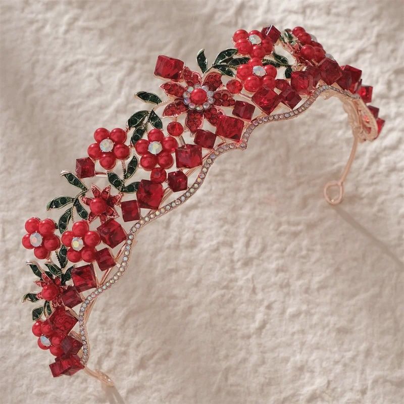 Tiara Alyssa - Rosé Goud/Rood