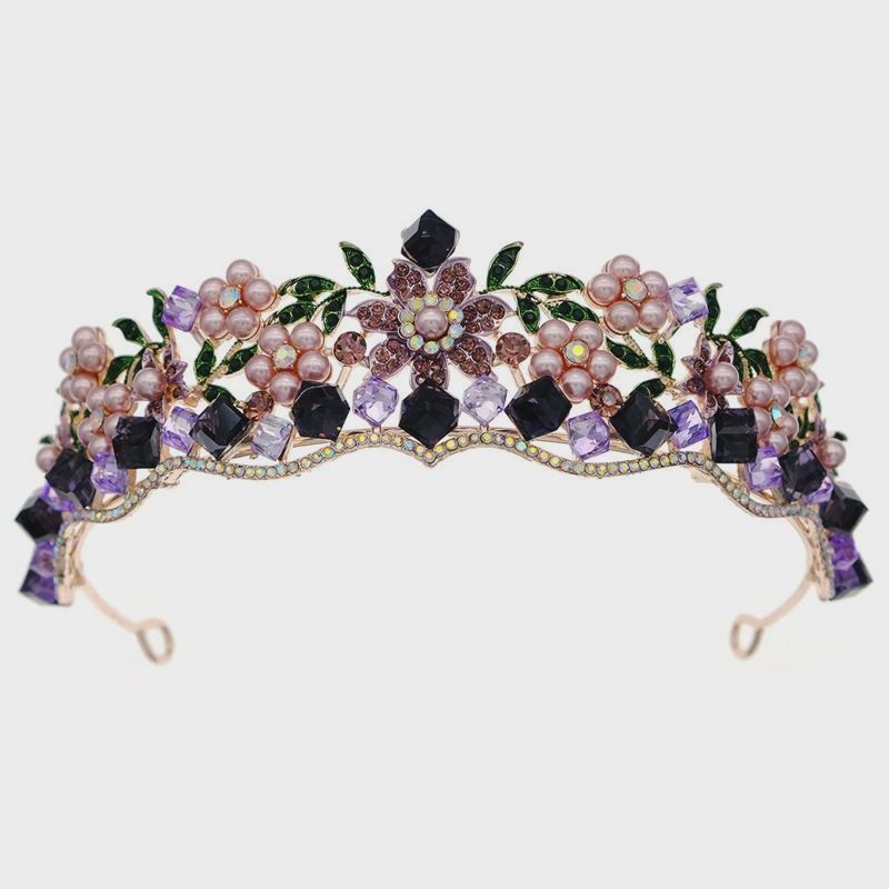 Tiara Alyssa - Rosé Goud/Paars