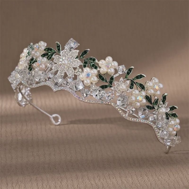 Tiara Alyssa - Zilver/Wit