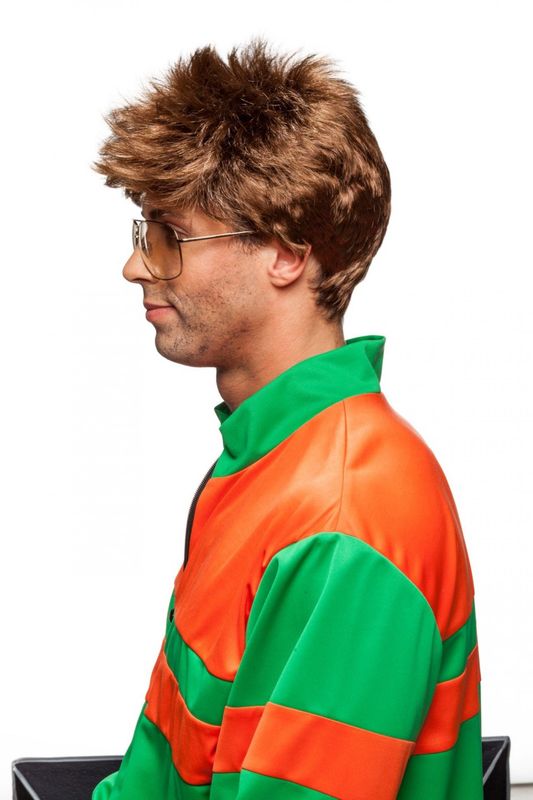 Pruik Bruin 90