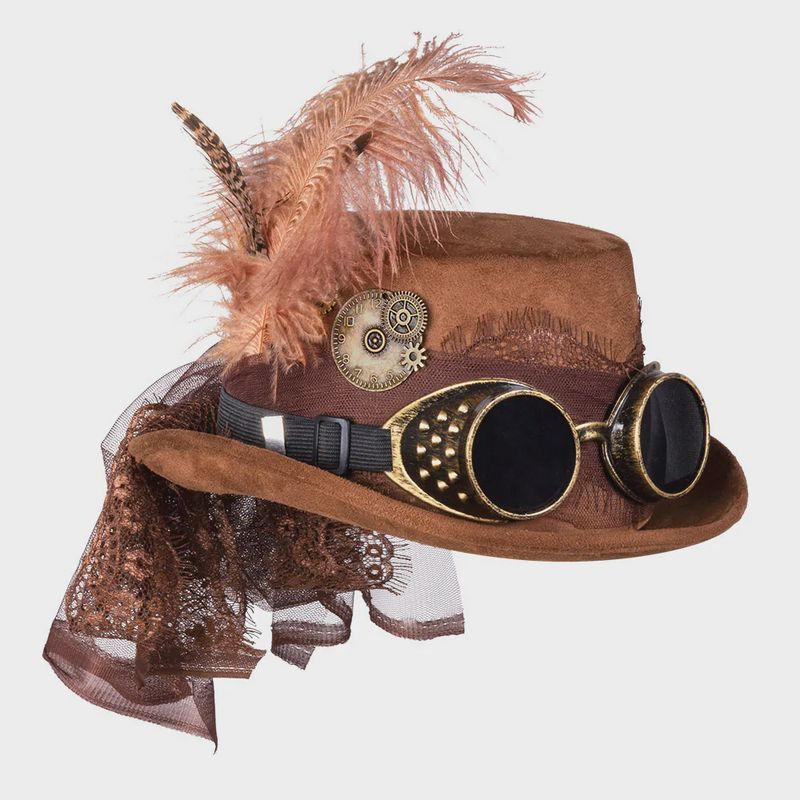 Steampunk Hoed Deluxe