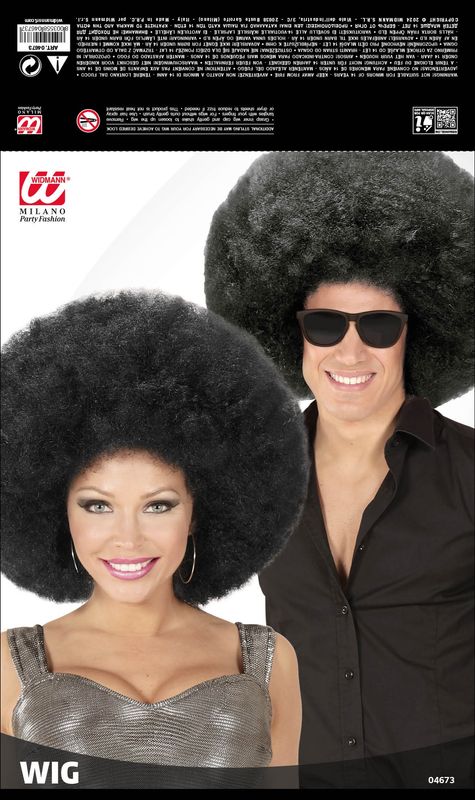 Afro pruik volwassenen