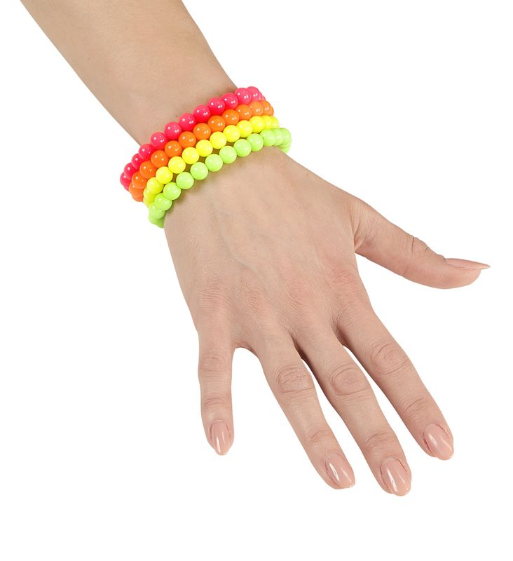 Neon Armbanden Set