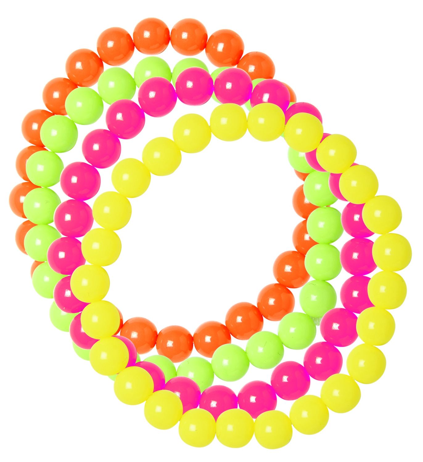 Neon Armbanden Set