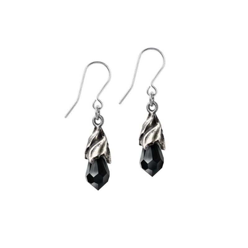 Empyrean Tear droppers Oorringen Zwart