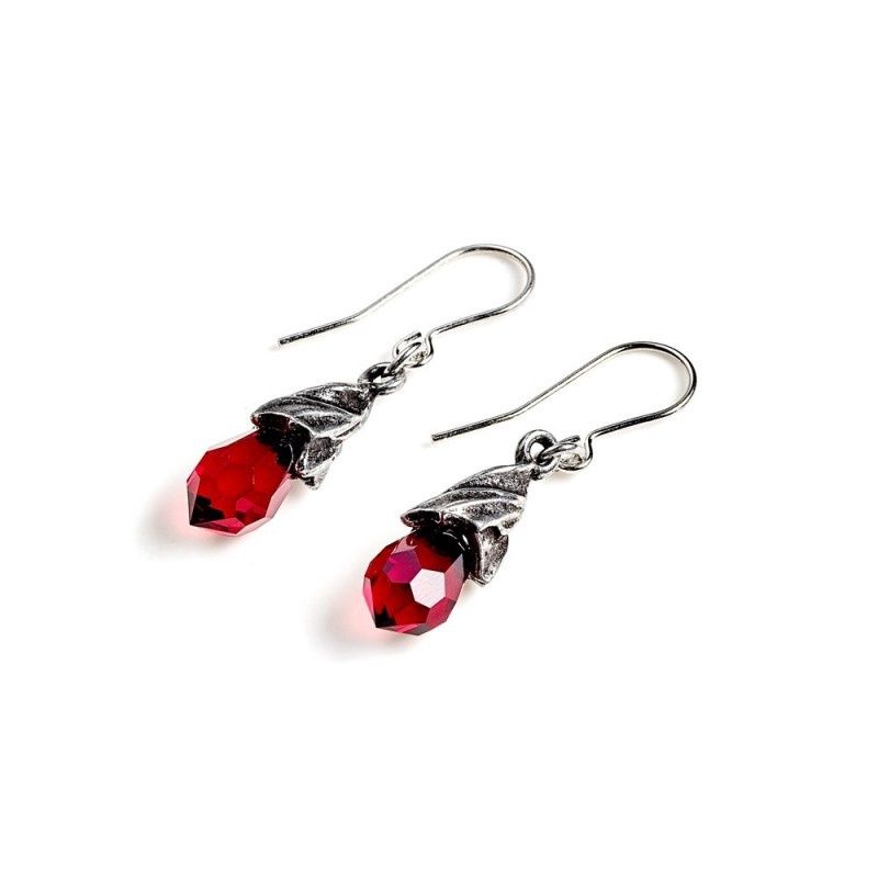 Empyrean Tear droppers Oorringen Rood