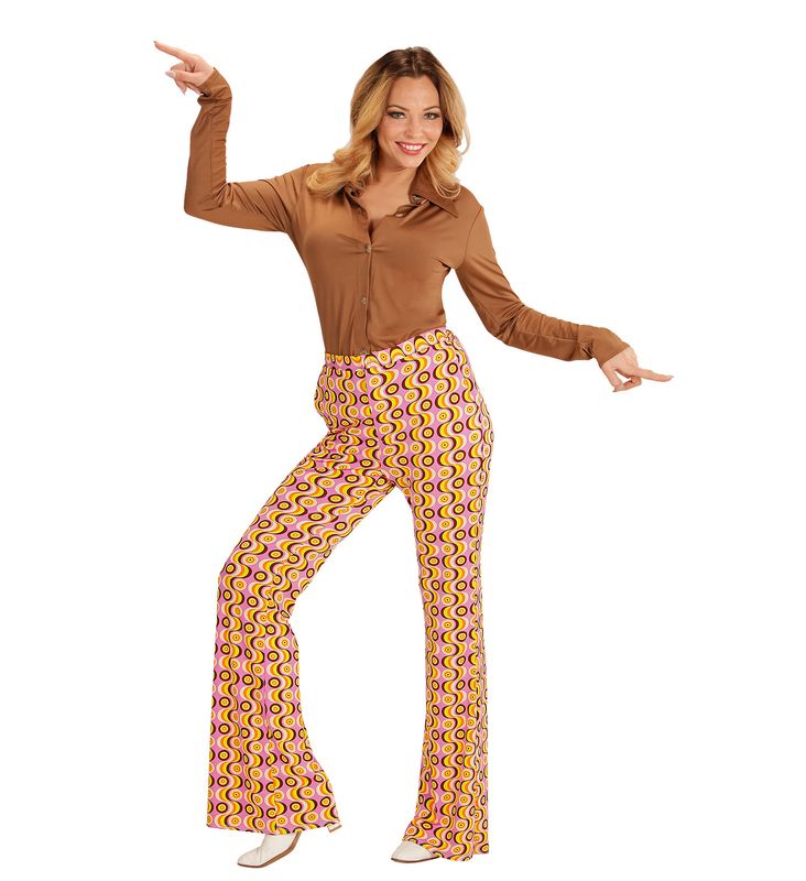 Groovy Jaren 70 Disco Broek
