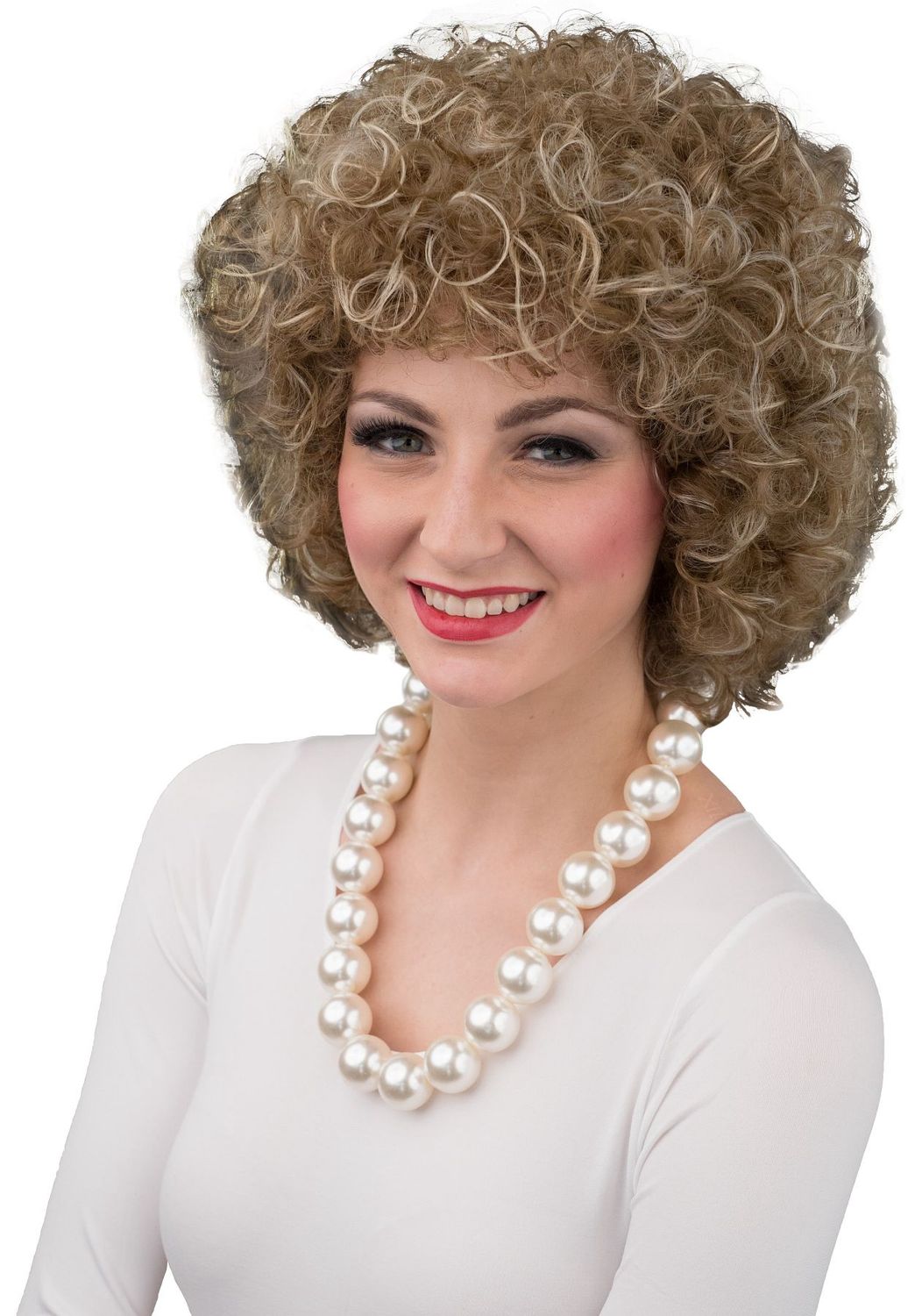 Krullen Pruik Blond