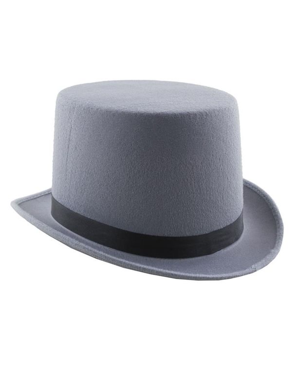Hoge Hoed met Zwart Lint Klein