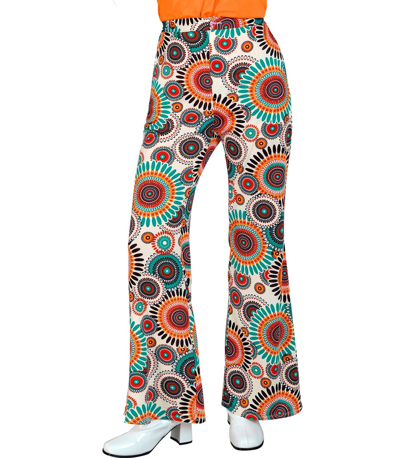Flower Power Broek  Indiaan Zonnebloem